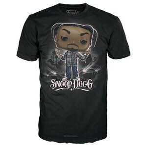 Rare Snoop Dogg Collectible 2022 Funko Pop! Rocks Snoop Dogg T-Shirt Size Large